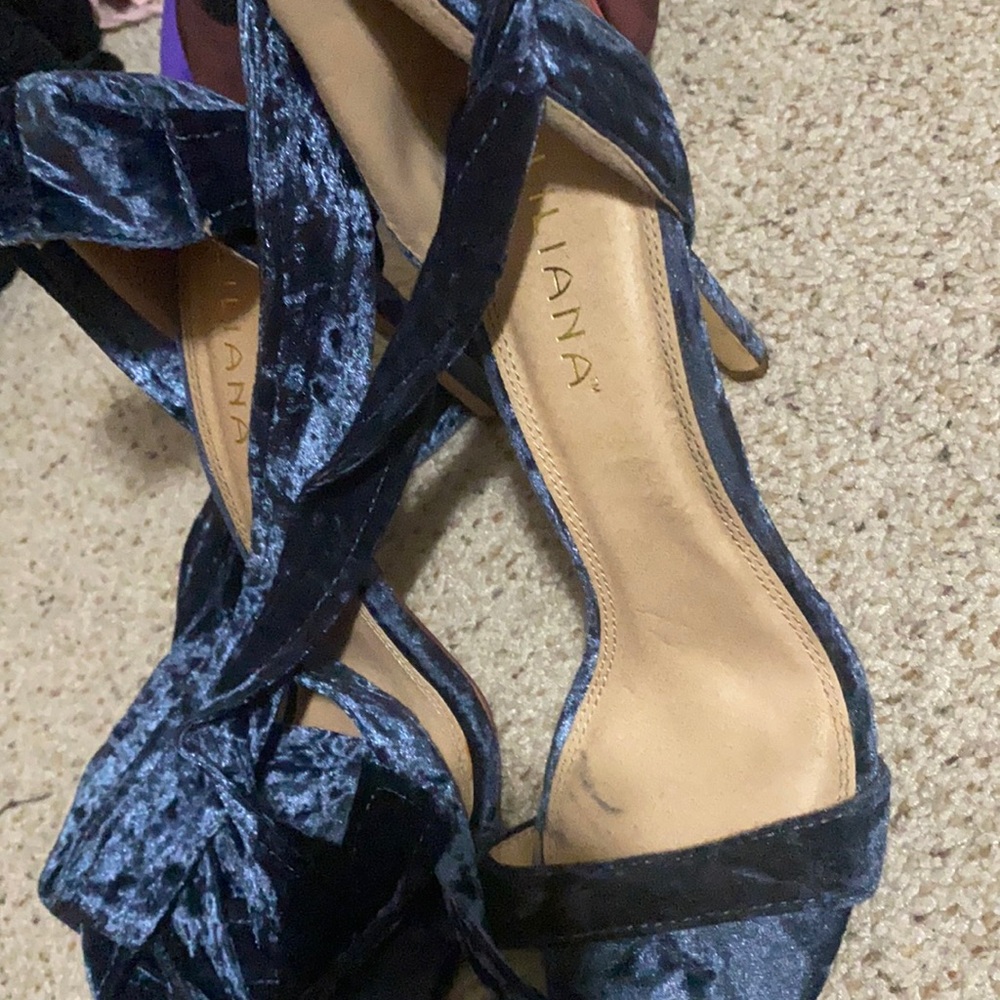 Suede heels